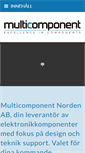 Mobile Screenshot of multicomponent.se