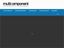 Tablet Screenshot of multicomponent.se